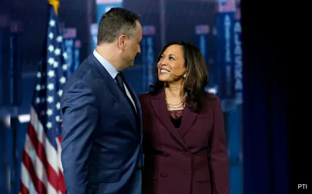 Harris' Husband Slapped Ex Girlfriend For Flirting With Another Man: Report