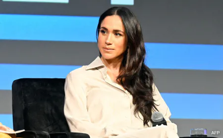 Meghan Seen Without Engagement Ring Amid Buzz About Separation From Harry