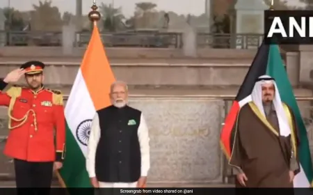 PM Modi Discusses Strategic Partnership With Kuwait's Top Leadership