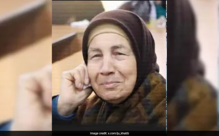 Palestinian Woman, 80, Shot Dead By Israeli Troops In West Bank, Claims Son