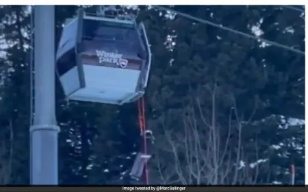 174 People In US Trapped For Hours After Ski Lift Cracks, Rescued Via Ropes