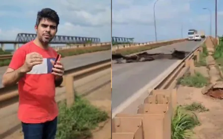 Horror Bridge Collapse Caught On Camera After Councilor Requests To Fix It