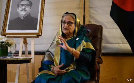 "No Comment": India On Bangladesh Seeking Sheikh Hasina's Extradition