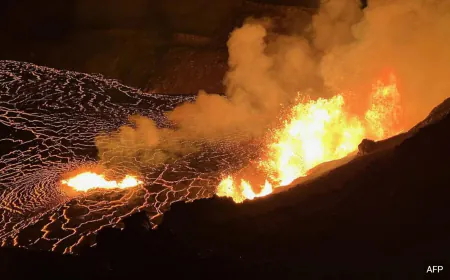 Kilauea Volcano Erupts Again, Spews Columns Of Lava Above Hawaii