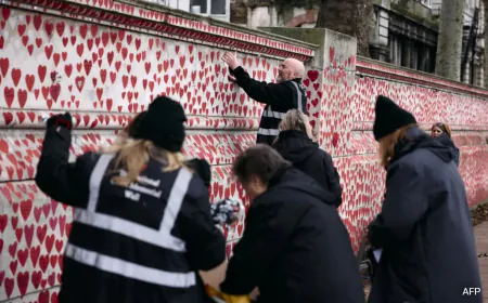 Over 2 Lakh Painted Hearts: A Memory Of Lives Lost To COVID-19 In London
