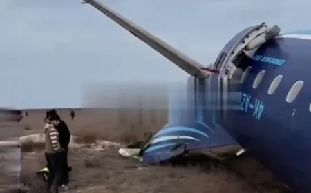 Azerbaijan Airlines Plane Requested Emergency Landing Before Crashing