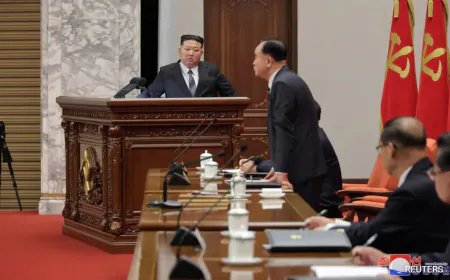 North Korea's Kim Jong Un Call For "Toughest" US Strategy At Key Party Meet