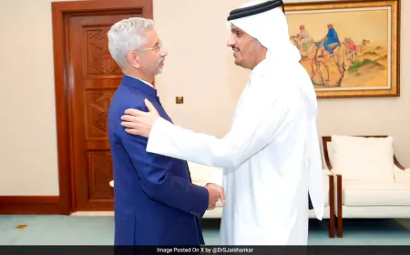 EAM Jaishankar To Embark On 3-Day Doha Visit Today, To Meet Qatari PM
