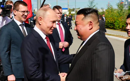 Kim Jong Un Vows To Further Solidify Russia Ties In Letter To Putin