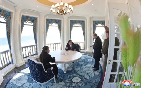 North Korea's Kim Jong Un 'Feasting His Eyes' On New Resort Project