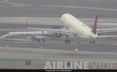 "Stop, Stop, Stop": In Viral Video, 2 Planes' Narrow Escape At US Airport