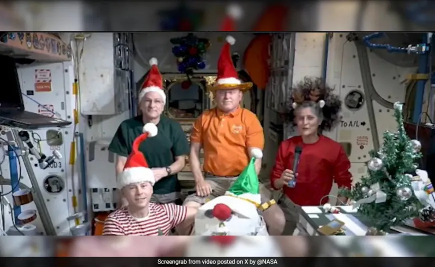 Sunita Williams, Her Space Station 'Family' Send Christmas Greetings To All