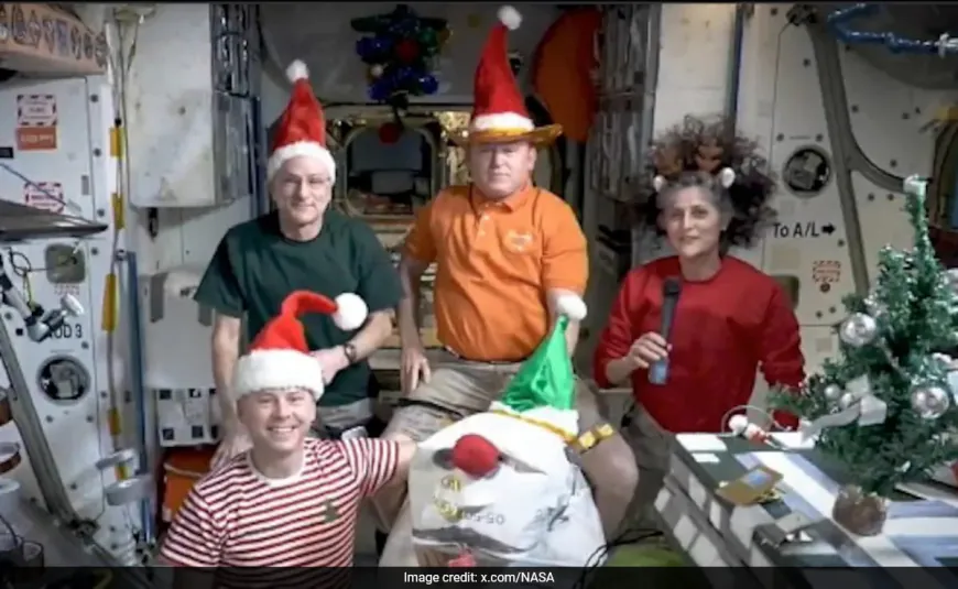 Did Sunita Williams Take Santa Hats On 6-Day ISS Mission? NASA Responds