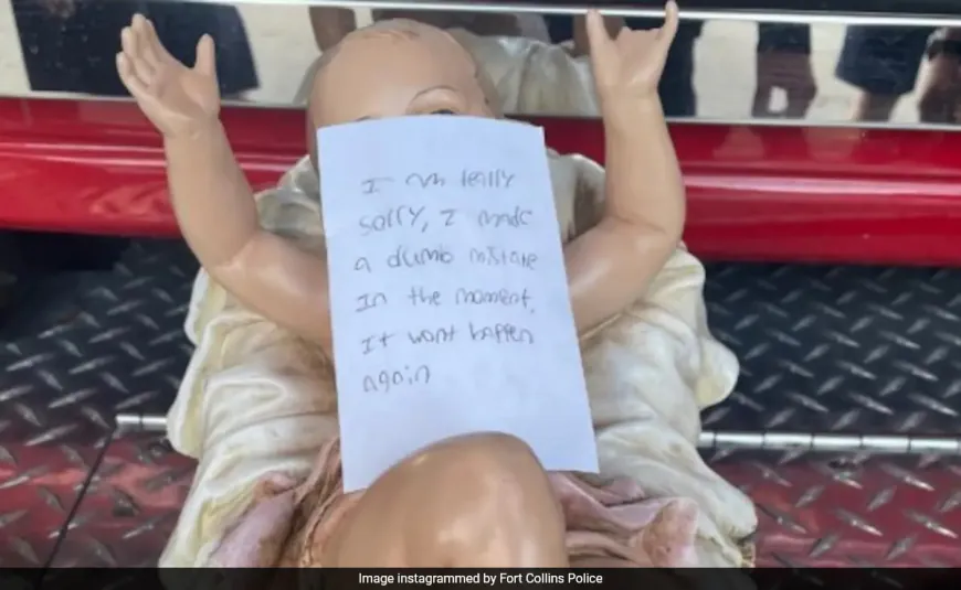 Thief In US Returns Stolen Baby Jesus Statue With Apology Note