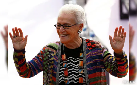 Italian Designer Rosita Missoni, Pioneer Of Coloured Knitwear, Dies At 93