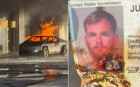"US Headed For Collapse": Army Veteran Before Tesla Truck Explosion