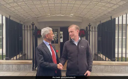 US National Security Adviser Meets Foreign Minister S Jaishankar In Delhi