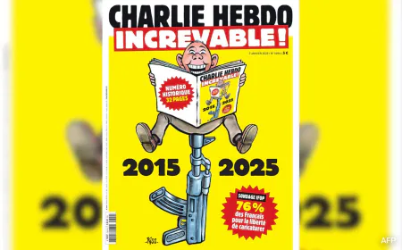 Charlie Hebdo Releases Special Edition 10 Years Since Attack