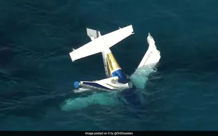 Three Dead After Seaplane Crashes Off An Australian Island