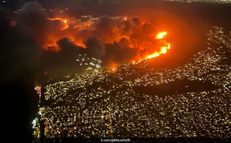Palisades Fire: Fierce Winds Devastate 3,000 Acres In Los Angeles