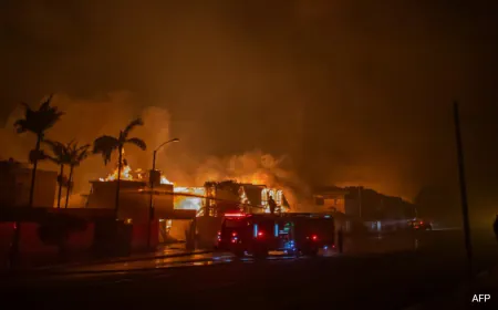 Los Angeles Residents In "Panic Mode" As Fireballs Cause Devastation