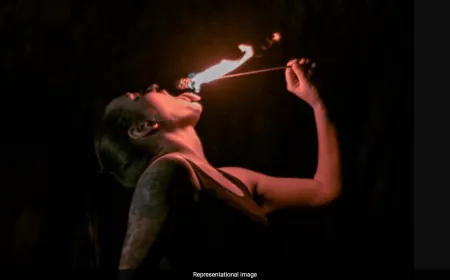 China Company Forces Employees To Eat Fire In  "Confidence-Building" Stunt