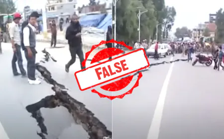 Does Viral Video Shows Aftermath Of Tibet Quake In Nepal? A Fact Check