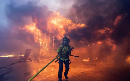 Los Angeles Battles Historic Wildfires, Yet Its AQI Is Better Than Delhi's