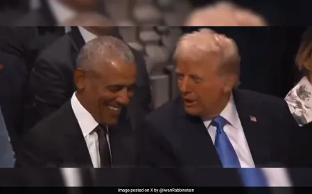 Lip Reader Decodes Obama, Trump Discussion At Jimmy Carter's Funeral