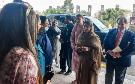 "Overwhelmed, Happy": Malala Yousafzai As She Visits Her Native Pakistan