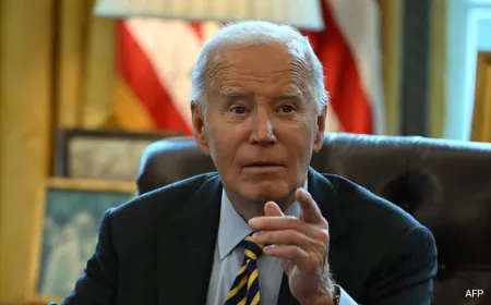 "Won't Be Out Of Sight, Out Of Mind": Joe Biden Ahead Of Leaving White House