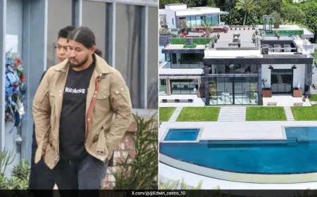 US Lottery Winner Of $2 Billion Loses Entire LA Mansion In Wildfires