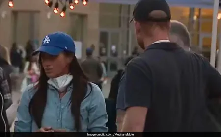 Prince Harry, Meghan Markle Meet California Blaze Victims, Distribute Aid