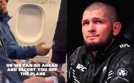 Khabib Nurmagomedov Removed From Plane Over Bad English? His Clarification