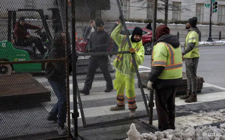 Washington Braces For Trump 2.0 Inauguration With Fortress-Like Fencing