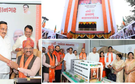 Union Minister C.R. Patil Inaugurates BJP’s Grand New Office – Namo Kamalam in Vadodara