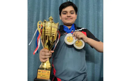 Shaurya Gupta: A budding sportsperson, multifaceted talent with a passion to play Table Tennis