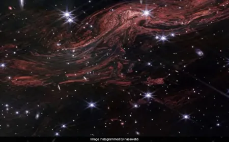 NASA's James Webb Space Telescope Shows 3D Structure Of Dust And Gas