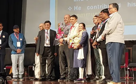 Pulkesh Prajapati from Gujarat Council of Science City Honored with Kalam National Young Scientist Award 2025