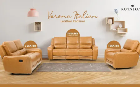 Royaloak Furniture Unveils the Verona Italian Leather Recliner Set – A Touch of Italian Elegance for Your Home