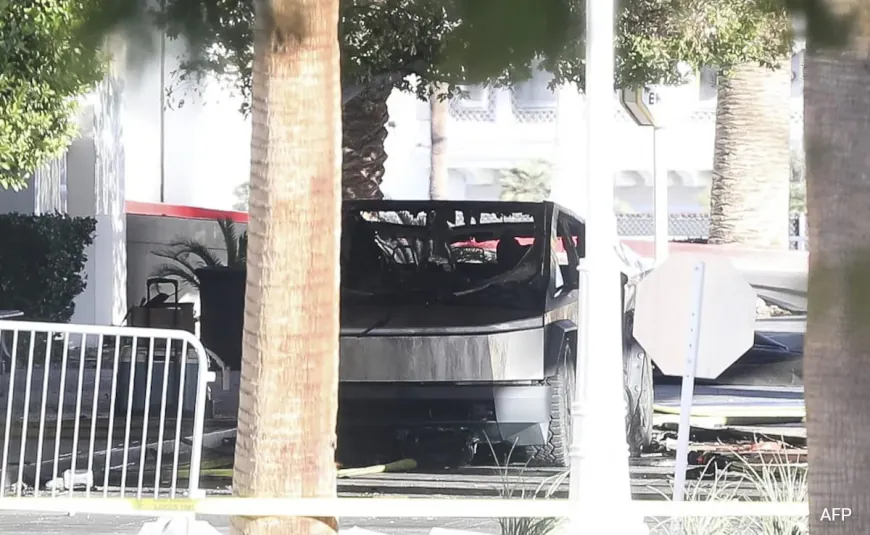 1 Killed After Tesla Cybertruck Explodes Outside Trump's Las Vegas Hotel