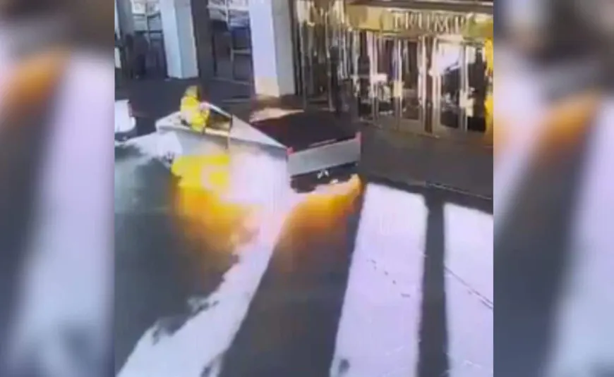 New Video Shows Tesla Truck Exploding Outside Trump Hotel In Las Vegas