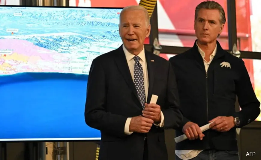 "Good News Is...": Biden's Awkward Announcement During Wildfires Briefing