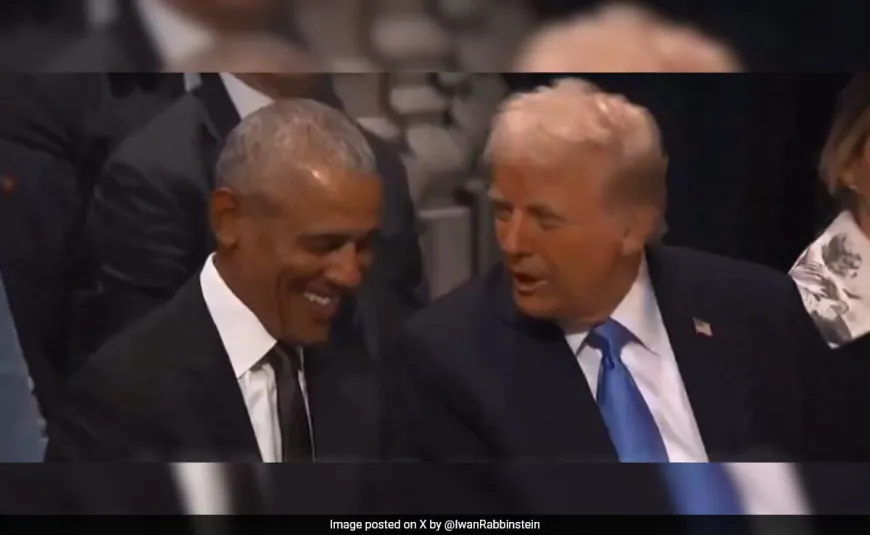 Lip Reader Decodes Obama, Trump Discussion At Jimmy Carter's Funeral