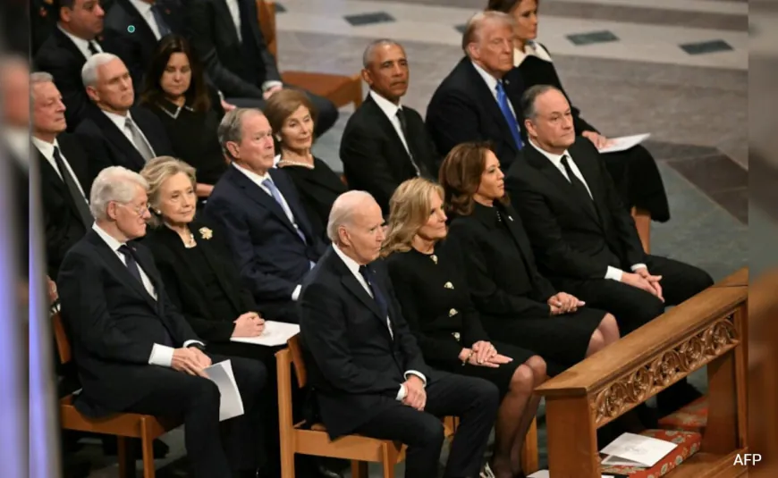 Carter Funeral Brings Biden, 4 Ex Presidents To Honour One Of Their Own