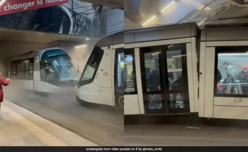 Rare Collision Of Trams In Tunnel Leaves Dozens Injured In France