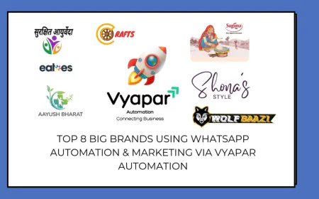 Top 8 Big Brands Using WhatsApp Automation and Marketing via Vyapar Automation