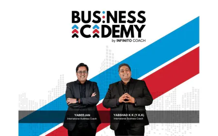 Yabshad K K (Y.K.K) and Yabeejan launch life-changing coaching on Business Academy by Infinito Coach