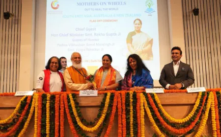 Flag Off Ceremony of “Mother on Wheels” Initiative at CM Office, Delhi