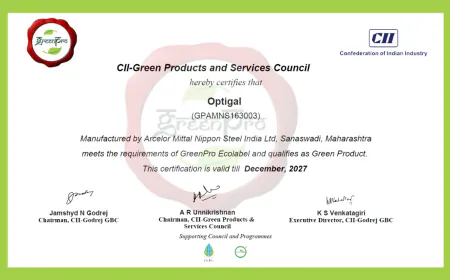 AM/NS India’s Coated Products Secure Prestigious GreenPro Ecolabel Certification as Green Products